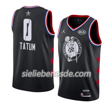 Herren NBA Boston Celtics Trikot Jayson Tatum 0 2019 All-Star Jordan Brand Schwarz Swingman
